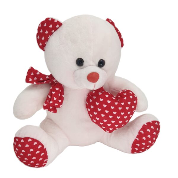 Heartfelt Hugs White Teddy Bear