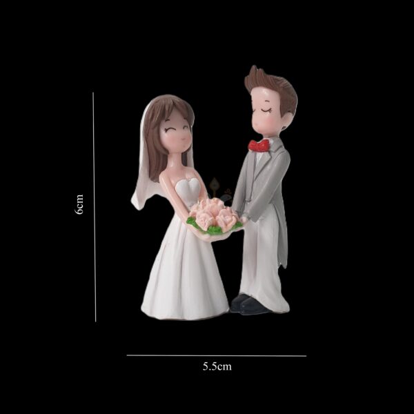 Couple Girl Wedding Proposing Miniature