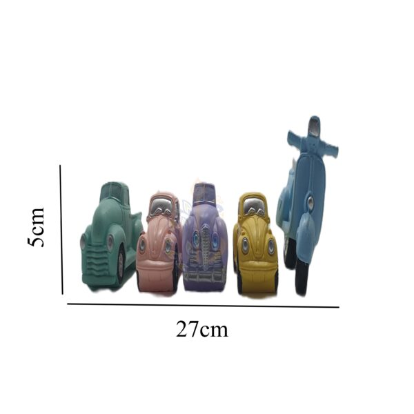 Miniature Vintage Vehicle Set (5 Pieces)
