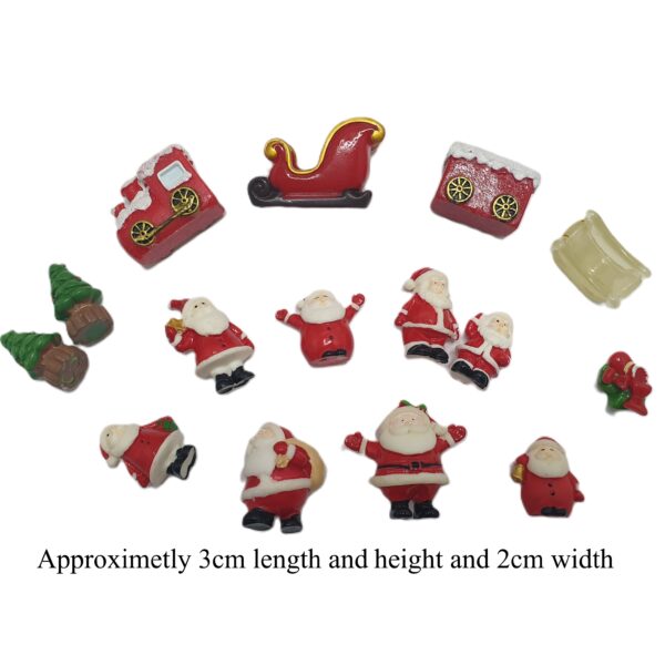 Miniature Christmas Set For Decorating set of 15