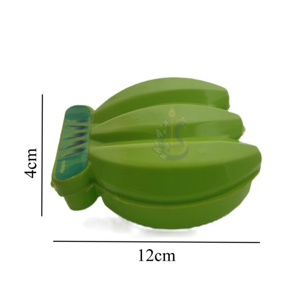 Multi Colour Green Banana-Shaped Plastic Container
