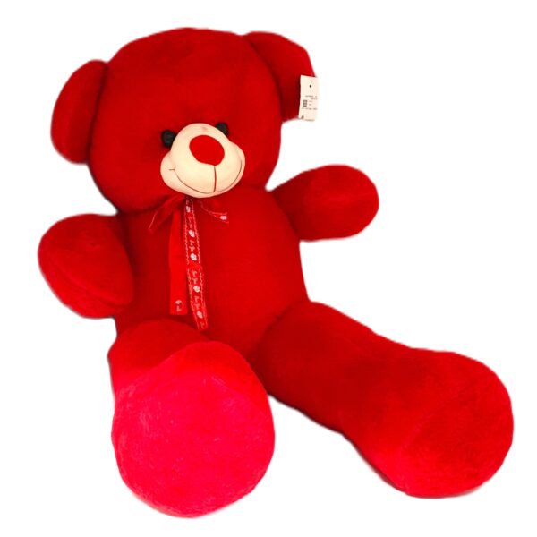 Soft Cherished Teddy Bear (Red- 2 Feet)