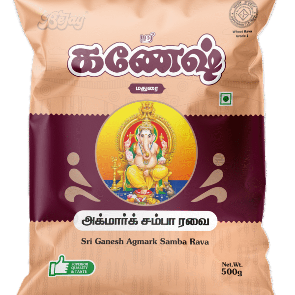 BeJay  Ganesh Samba Rava /சம்பா ரவை 500g