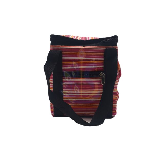 Vibrant Striped Pattern Lunch Bag