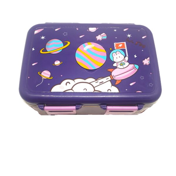 Fancy Purple Space Themed Insulated Lunch Box