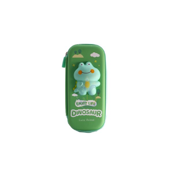 ZORSE 3D Squishy Green Dinosaur Pencil Case
