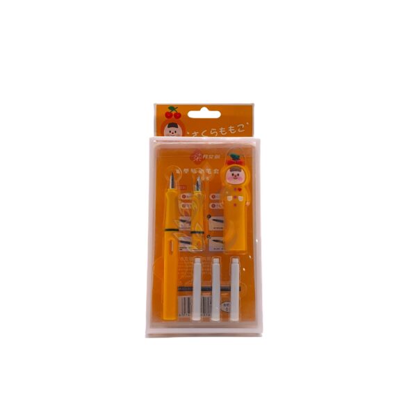 Cherry Balls Cartoon Fountain Pen Set (Pack of 1Random Colour)