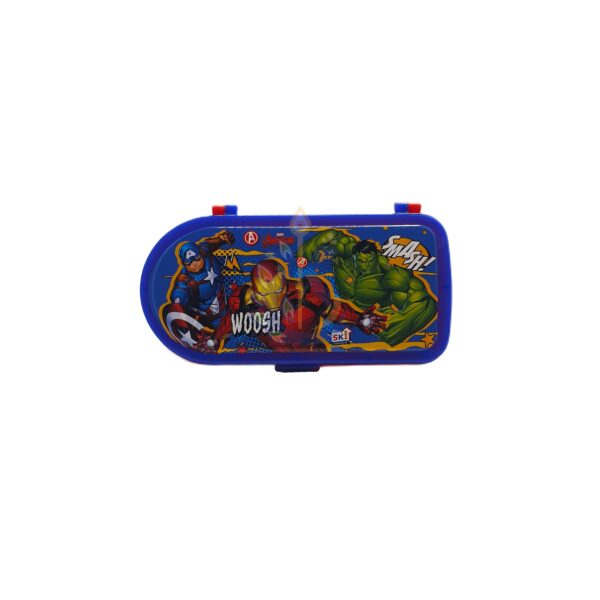 Two-Compartment Lunch Box With Utensil
