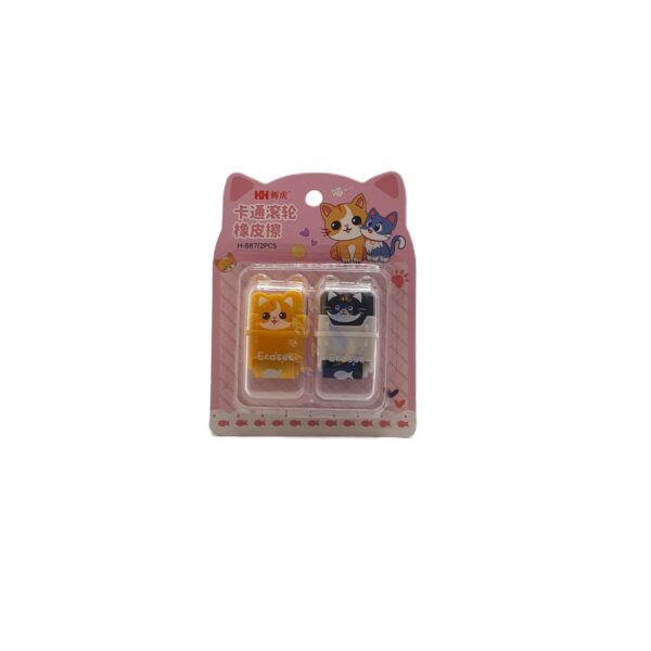 Kitty Cartoon Rolling Erasers