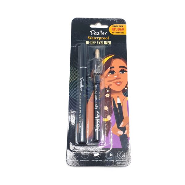 Dazller Waterproof HI-DEF Eyeliner+Eyebrow Pencil