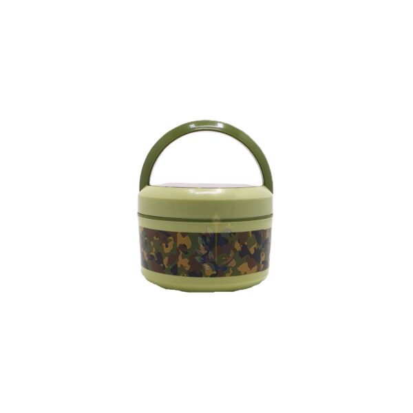 SKI Plastic Round  BIG Insulated Lunch Box 750ml