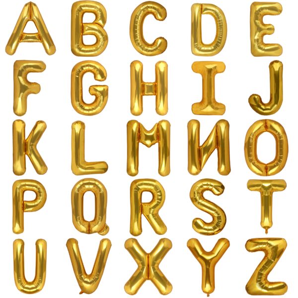 16" Gold Letter Foil Ballon For Celebrations