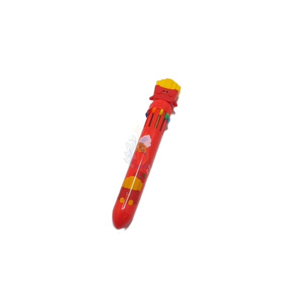 French Fries shaped Multicolour Ballpoint Pen