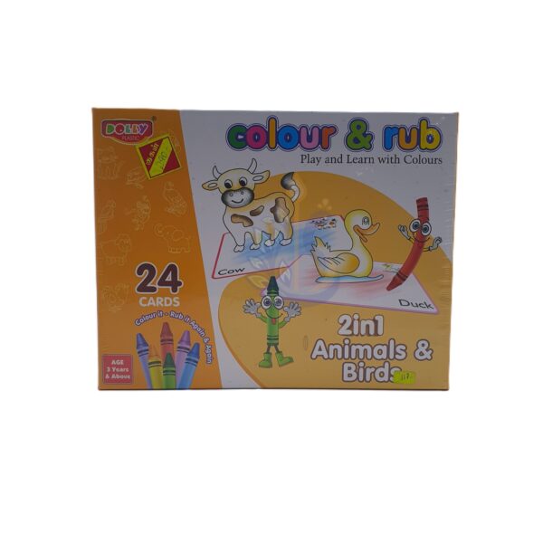 Play and Learn With Colours - 2in1 Animals & Birds