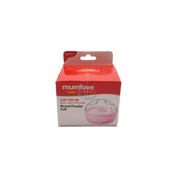 Mum love Round Powder Box With Puff
