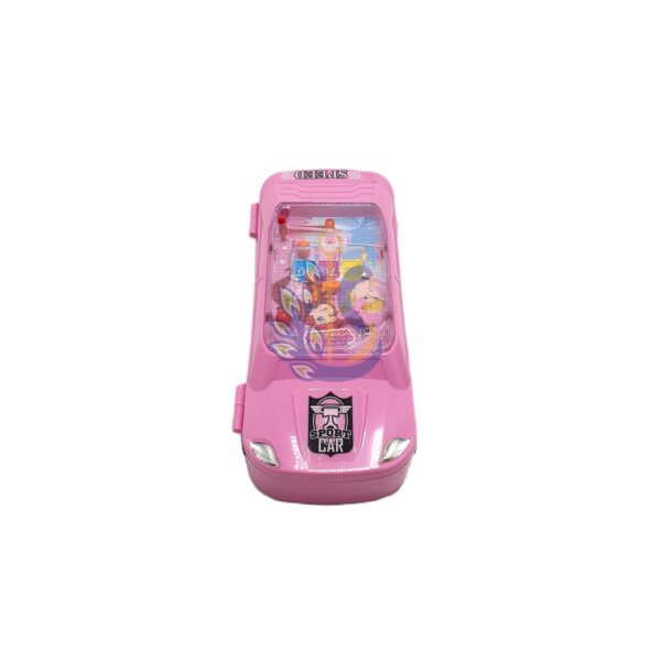 Car Pencil Box on wheels with Password Lock & Pinball Game - Princess