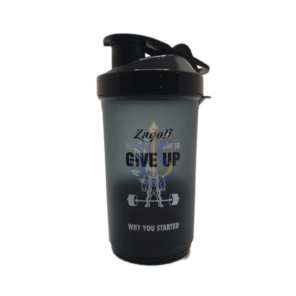 Zadoli Don't Give Up Gym Shaker Bottle