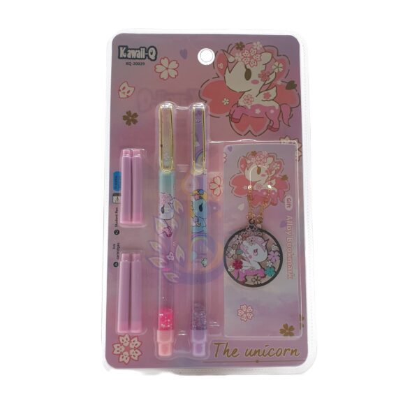 The Unicorn Stationery Gift  Pen Set
