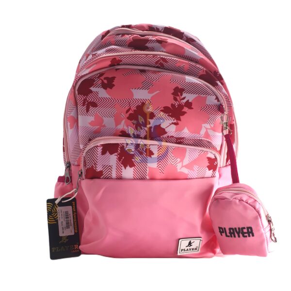 Player Floral Print Backpack With Detachable Pouch
