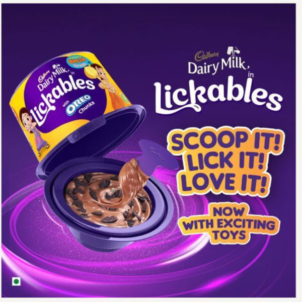Cadbury Dairy Milk Lickables With Oreo Chunks