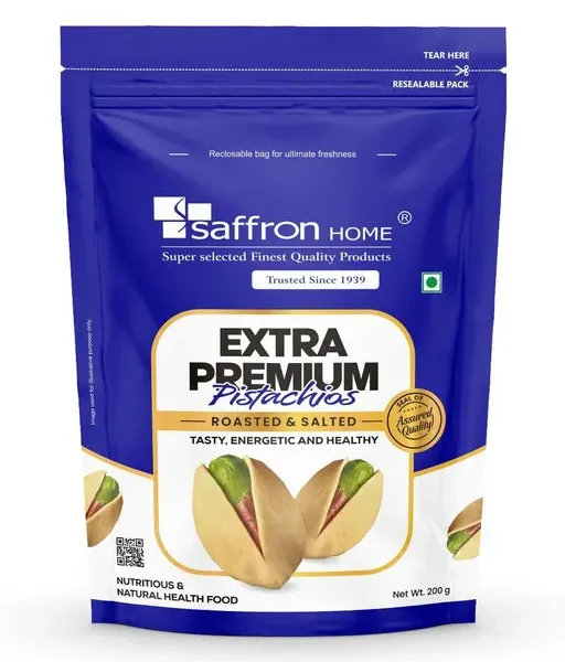 Saffron Home Roasted & Salted Pistachios 200g
