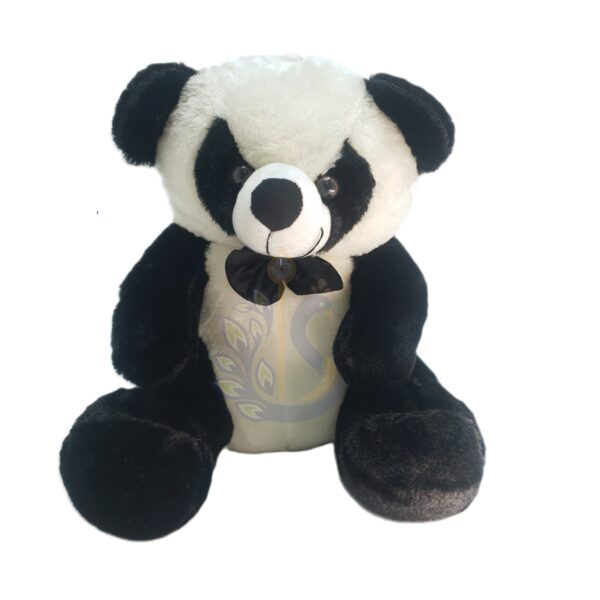 Adorable Panda Plush Toy with Bow Tie