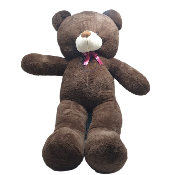 Multi Colour Teddy Bear with Pink Bow