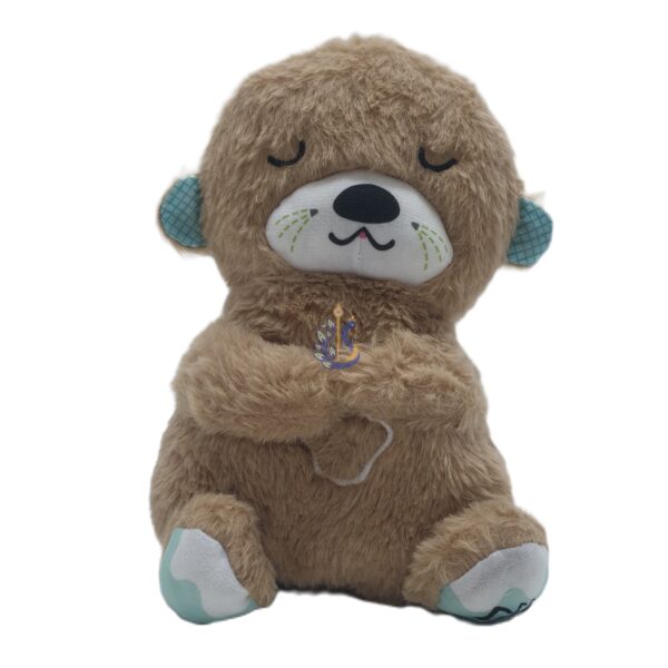 Sleeping Brown Plush Monkey Stuffed Animal