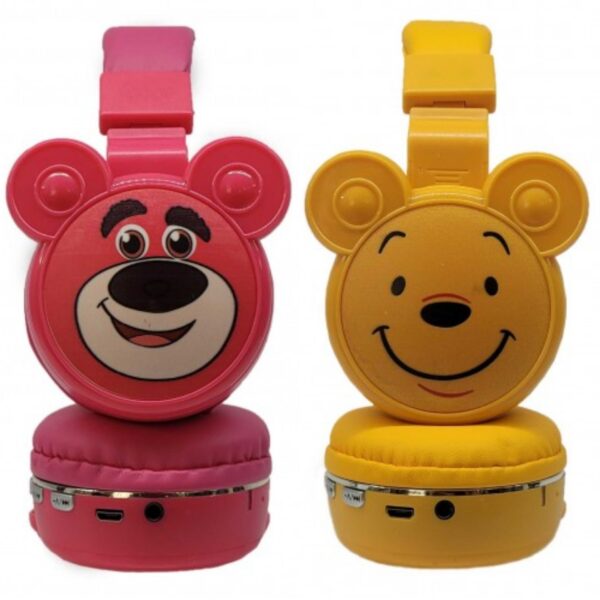 Lotso Huggin' Bear & Winnie the Pooh Character Wireless Bluetooth Headphones