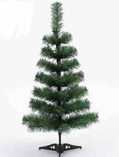 2ft Mini Artificial Christmas Pine Tree with Stand for Tabletop Decoration