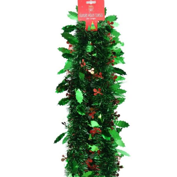 Festive Red Berry Artificial Christmas Garland