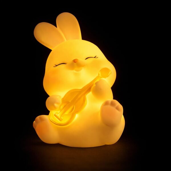 Melodic Glow Musical Bunny Silicone Night Light