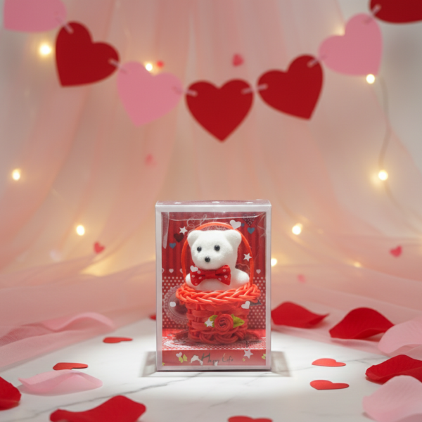 Sweetheart Bear in a Basket Gift Set
